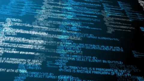 Loopable footage of Programming code abstract technology background for software Stock Footage 102024264