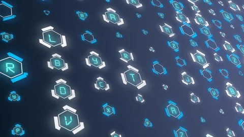 Loopable footage of Programming code abstract technology background for software Stock Footage 107180609