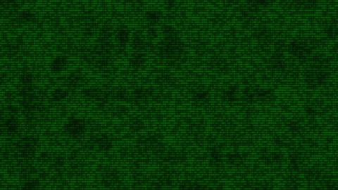 Loopable: Glowing Green Binary Digital Code Abstract Background With Randomly Stock Footage 157525410