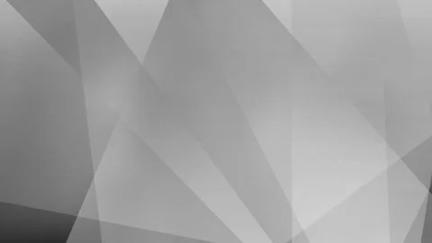 Loopable gray geometric abstract with rotating overlapping shapes and subtle Stock Footage 318001688