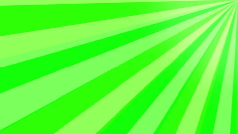 Loopable: Green Sunburst, Radial Sun Rays From Top Right, Stripe Background 스톡 동영상 159545049