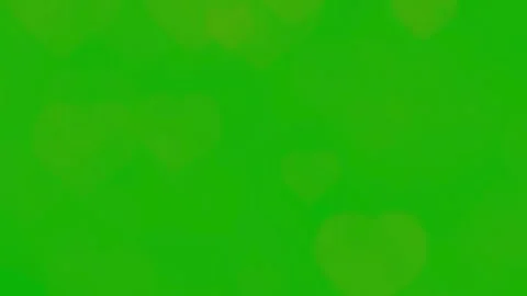 Loopable Heart Bokeh Effects for Chroma Key Video Production Stock Footage 328067814