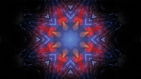 Loopable. High speed ride through a colorful tunnel. Video stock 153499681