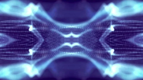 Loopable holographic blue grey background. V1 Stock Footage 102090368