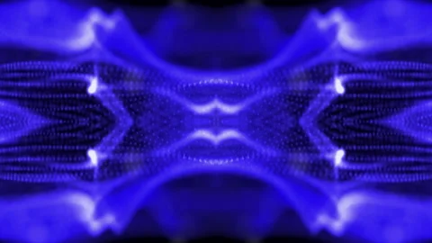 Loopable holographic blue grey background. V4 Stock Footage 102090491