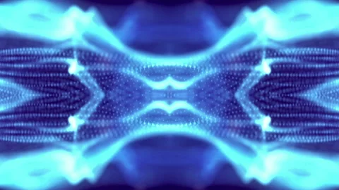 Loopable holographic light blue background. V6 Stock Footage 102089874