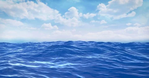 Loopable Infinite Ocean Stockbeeldmateriaal 89015615