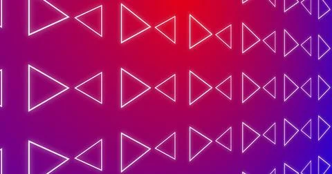Loopable ingenious creative low poly triangle scale animation CG background.. Stock Illustration