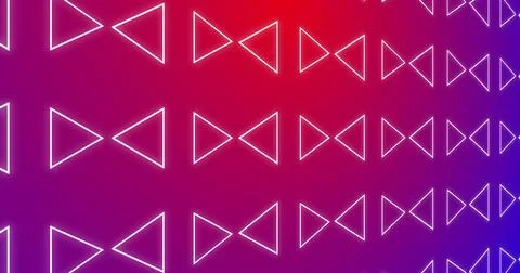 Loopable ingenious creative low poly triangle scale animation CG background.. Illustrazione stock