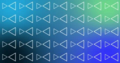 Loopable ingenious creative low poly triangle scale animation CG background.. Illustrazione stock