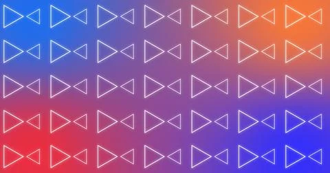 Loopable ingenious creative low poly triangle scale animation CG background.. Stock Illustration