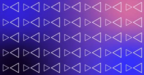 Loopable ingenious creative low poly triangle scale animation CG background.. Illustrazione stock