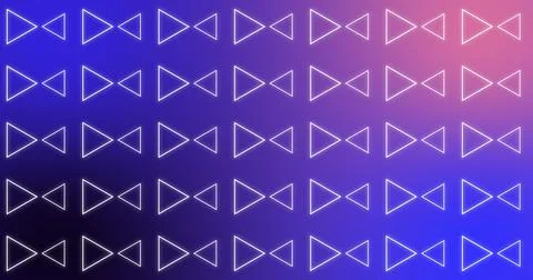 Loopable ingenious creative low poly triangle scale animation CG background.. Illustrazione stock