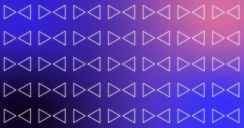 Loopable ingenious creative low poly triangle scale animation CG background.. Illustrazione stock