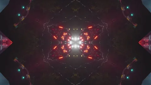 Loopable Kaleidoscope of nighttime traffic 4 Stock-Footage 221149888