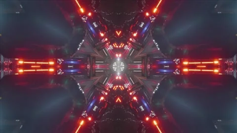 Loopable Kaleidoscope of nighttime traffic 6 Stock-Footage 221150007