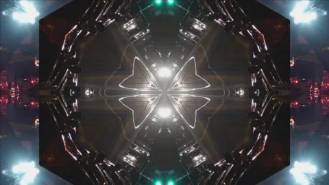 Loopable Kaleidoscope of nighttime traffic 7 Stock-Footage 221150010
