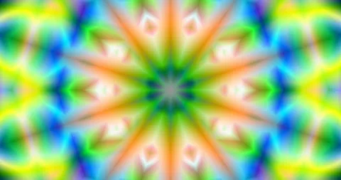 Loopable Lustrous Iridescent Fluid Plasma Fluorescent Complex Symmetric Pattern Stock Footage 164137926