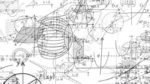 Loopable Math Symbols Stock Footage 32740387