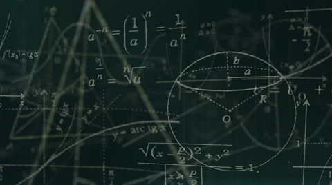 Loopable Math Symbols 库存影片 46967623