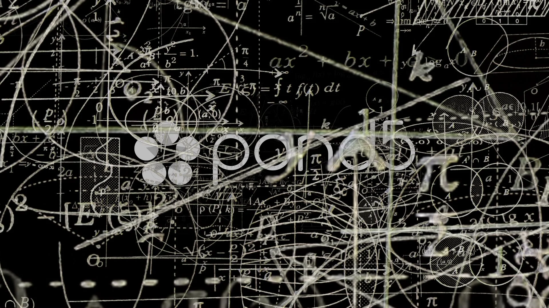 Loopable Math Symbols Journey Flying Thr... | Stock Video | Pond5