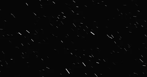 Loopable motion with falling snow isolated on black background in 4K Stock Footage 133015472