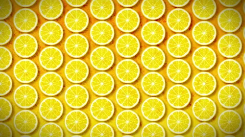 Loopable Motion Lemon Background Video stock 50346333
