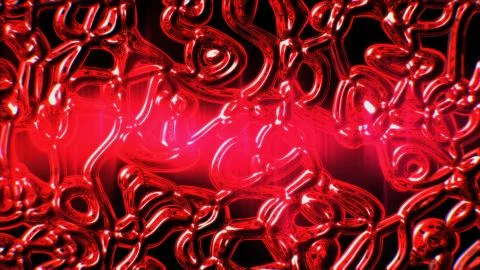 Loopable moving red glass Illustrazione stock