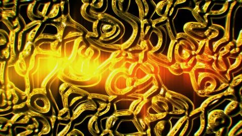 Loopable moving yellow glass Illustrazione stock