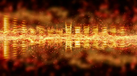 Loopable music background equalizer sound level meter Stock-Footage 622365