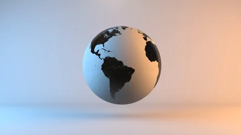 Loopable Planet Earth Rotation. 4k Stock Footage