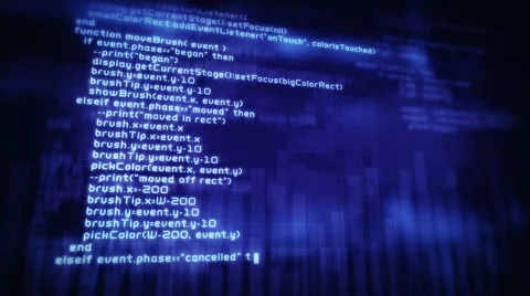 Programming Code Operating Stock Footage ~ Royalty Free Stock Videos ...