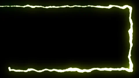 Loopable RAINBOW neon Lightning bolt symmetrical ZIG ZAG shape flight on black Stock Footage 91611449