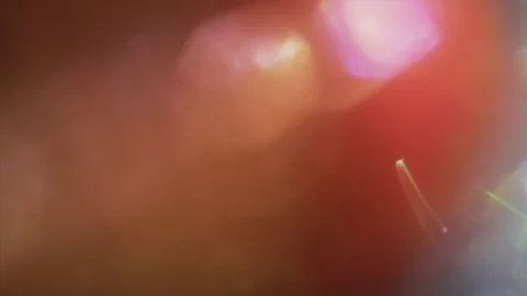 Loopable rainbow overlay. Beautiful light leaks. Peace of light glows random Video stock 119975376