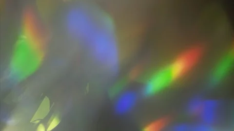 Loopable rainbow texture. Surrealistic light leaks. Peace of light pulsing Stock Footage 119973879
