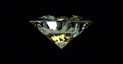 Loopable rotating diamond Stock Footage 64898424