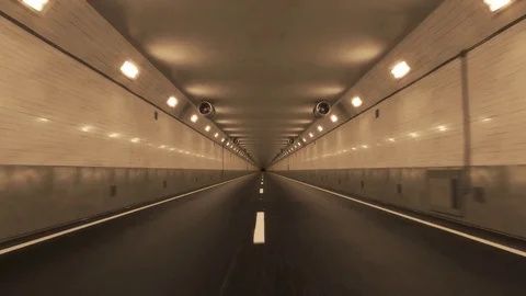 Loopable shot whith camera passing through the tunnel. Stock Footage 82810886