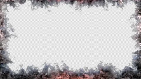 Loopable smoke frame with Alpha Channel Video stock 156709152