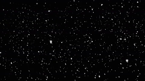 Loopable snow in black background Stock Footage 40479499