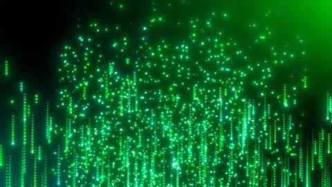 Loopable snow glitter falling background. Illustrazione stock