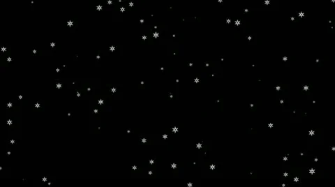 Loopable Snowfall Alpha Stock Footage 11436870