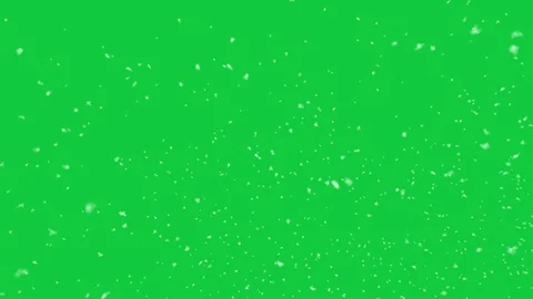Loopable Snowing Animation on Green Screen 動画素材 99483172
