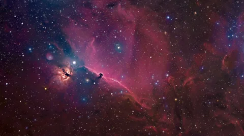 Loopable space flight through starfield background Видео 33723508