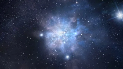 Loopable space nebula travel Stock Footage 81031925