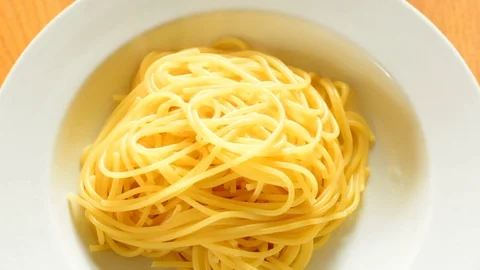 Loopable. Spaghetti steaming. Stock Footage 73140227