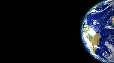 Loopable spinning Earth background Stock Footage 58274168