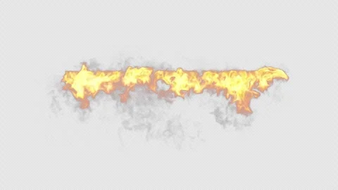 Loopable Structure Intense Vivid Fire Flame Simulation. Stock-Footage 292735884