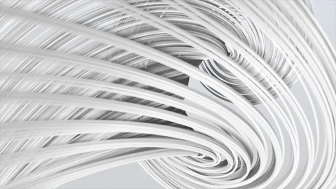 Loopable Swirl Abstract White Background Stock Footage 109232557