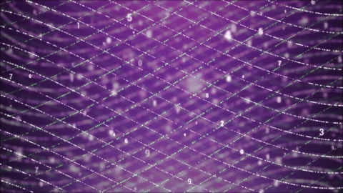 Loopable Swirl Digits Backround Stock Footage 91751890