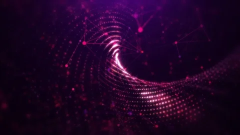 Loopable Technology Swirl Abstract Background Stock-Footage 111219981